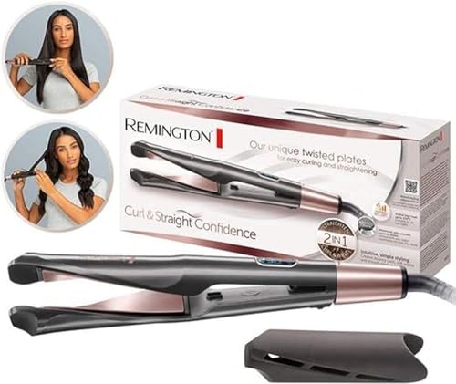 Remington S6606B Curl&Straight [Multifonction: lissage, boucles & ondulations] Professionnelles Cheveux Courtes & Longue