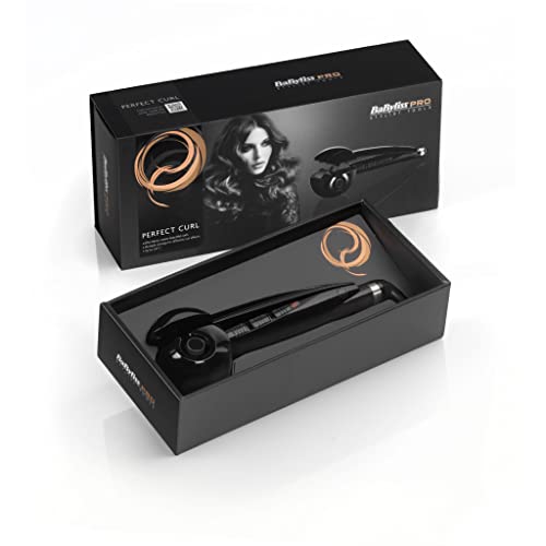 BaByliss PRO BAB2666U Perfect Curl MKII fer à friser professionnel pour cheveux courts et longs, parfait pour coiffeurs 