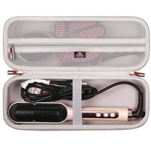 FBLFOBELI Étui Rigide Portable pour Brose à Lisser TYMO Ring Plus Ionic - Sac de Voyage avec Protection Anti-Choc